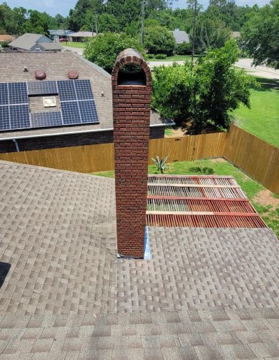 Interesting Brick Chimney